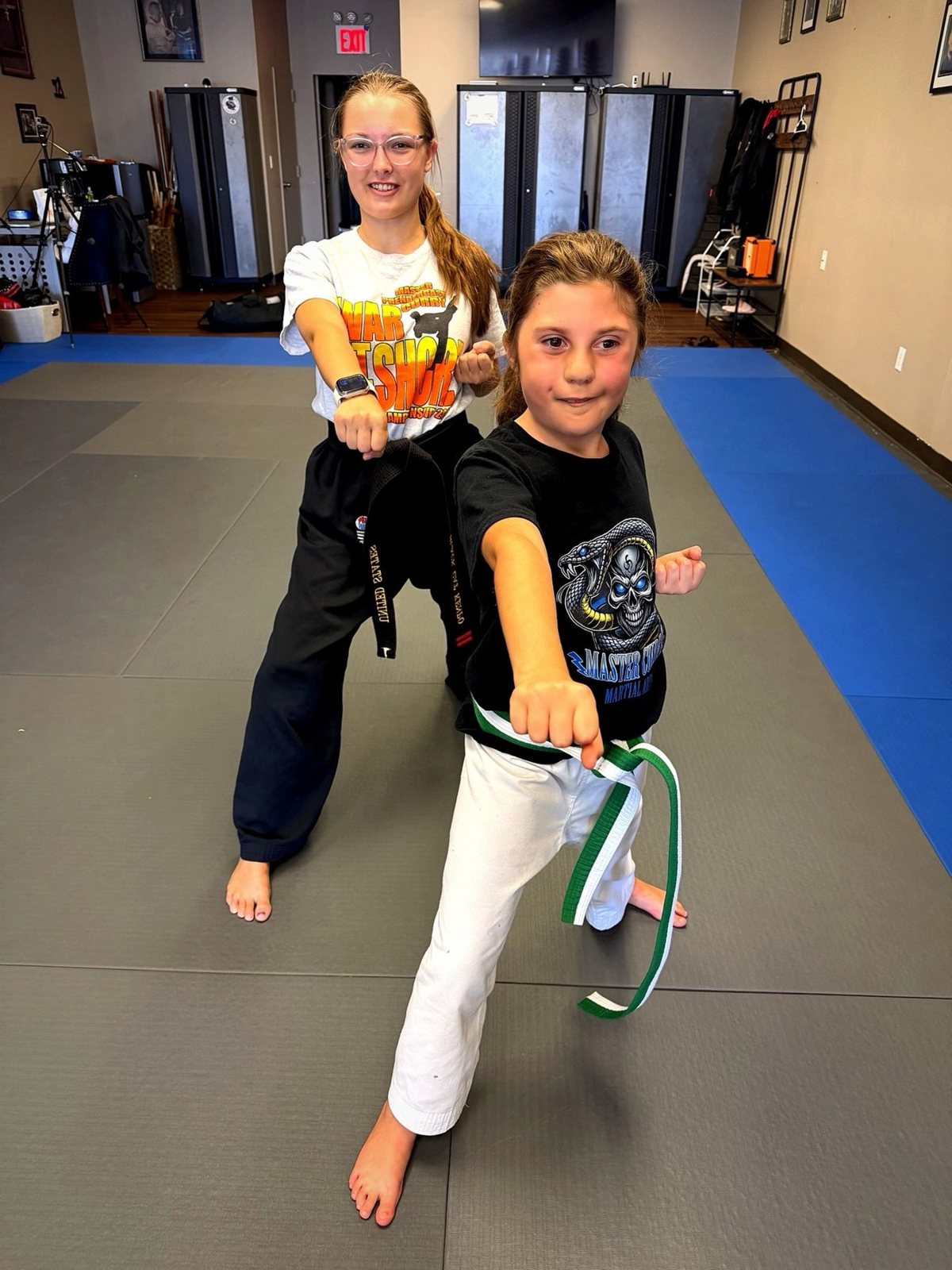 Is Your Child students training during class at Master Curry Karate Jujutsu Ryu in Staten Island
